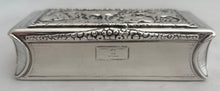 Lieutenant Borthwick, 12th Regiment of Foot, George IV Silver Snuff Box. London 1826 John Jones III. 4.9 troy ounces.