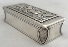 Lieutenant Borthwick, 12th Regiment of Foot, George IV Silver Snuff Box. London 1826 John Jones III. 4.9 troy ounces.
