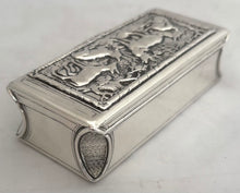 Lieutenant Borthwick, 12th Regiment of Foot, George IV Silver Snuff Box. London 1826 John Jones III. 4.9 troy ounces.
