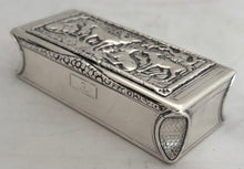 Lieutenant Borthwick, 12th Regiment of Foot, George IV Silver Snuff Box. London 1826 John Jones III. 4.9 troy ounces.