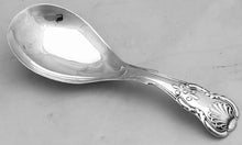 William IV Silver King's Pattern Caddy Spoon. Birmingham 1835 George Unite.