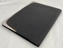 George V Silver Mounted Leather Document & Blotting Wallet. Birmingham  1917 Frederick Wich.
