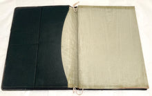 George V Silver Mounted Leather Document & Blotting Wallet. Birmingham  1917 Frederick Wich.