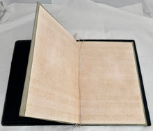George V Silver Mounted Leather Document & Blotting Wallet. Birmingham  1917 Frederick Wich.