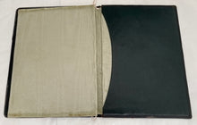 George V Silver Mounted Leather Document & Blotting Wallet. Birmingham  1917 Frederick Wich.