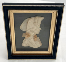 A Leslie Ray Wax Relief Portrait of a British Naval Officer.