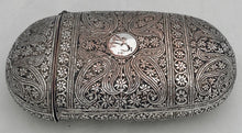 An Anglo Indian Silver Plate on Copper Cigar Case, circa 1890 - 1910.