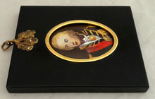 Vice Admiral Viscount Nelson, Hand Coloured Ceramic Portrait Plaque.