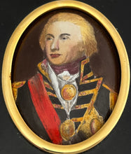Vice Admiral Viscount Nelson, Hand Coloured Ceramic Portrait Plaque.