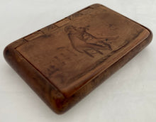 An Early 19th Century Napoleon Bonaparte Burr Wood Snuff Box with Tortoiseshell Interior.