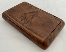 An Early 19th Century Napoleon Bonaparte Burr Wood Snuff Box with Tortoiseshell Interior.