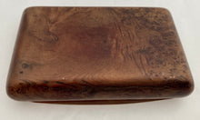 An Early 19th Century Napoleon Bonaparte Burr Wood Snuff Box with Tortoiseshell Interior.