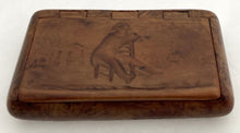 An Early 19th Century Napoleon Bonaparte Burr Wood Snuff Box with Tortoiseshell Interior.