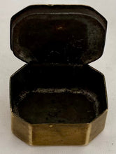 Caroline of Brunswick, Queen Consort to George IV, Small Brass Box, circa 1820.