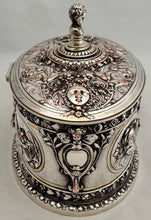 Victorian Silver Plated Relief Casket. Elkington & Co. Circa 1870.