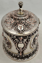 Victorian Silver Plated Relief Casket. Elkington & Co. Circa 1870.