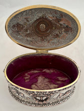 Victorian Silver Plated Relief Casket. Elkington & Co. Circa 1870.