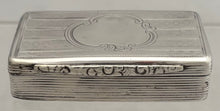 Early Victorian Silver Snuff Box. Birmingham 1841 Neustadt & Barnett. 2 troy ounces.