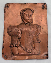 Mary Queen Of Scots and Elizabeth I Pair of Relief Portrait Plaques.