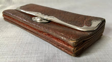 Art Nouveau Silver Mounted Leather Purse. London 1900 Franz Schiebner.