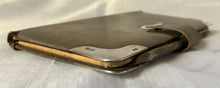 Victorian Silver Mounted Leather Aide Memoire Case. London 1900/01 Charles & George Asprey.