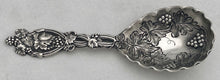 19th Century White Metal Naturalistic Caddy Spoon.