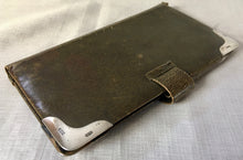 Victorian Silver Mounted Leather Aide Memoire Case. London 1900/01 Charles & George Asprey.