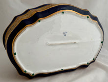 Napoleon Bonaparte Large Porcelain Gilt Metal Mounted Casket of Serpentine Form.
