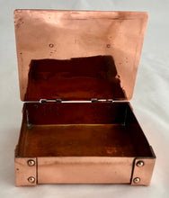 Arts and Crafts Copper Box, Circa 1880 - 1910.