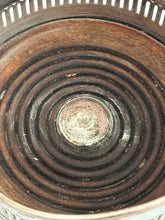 Pair of 19th Century Silver Plate on Copper Bottle Coasters.