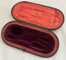 Edwardian Cased Silver Christening Spoon & Fork. London 1908 Josiah Williams & Co. 2.1 troy ounces.