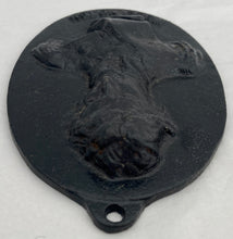 Duke Of Wellington 125th Anniversary of Death Cast Iron Relief Plaque. Salop 1977.