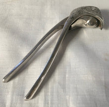 Asprey Silver Plated Parrot Head Nutcracker.