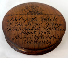 HMS Royal George Snuff Box, Recovered by General Sir Charles William Pasley in 1839.