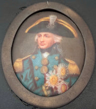 Vice Admiral Lord Horatio Nelson 19th Century Ceramic Oval Portrait Plaque.