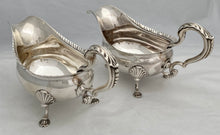Georgian, George III, Pair of Silver Sauce Boats. London 1766 Sebastian & James Crespell. 21 troy ounces.