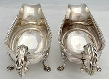 Georgian, George III, Pair of Silver Sauce Boats. London 1766 Sebastian & James Crespell. 21 troy ounces.