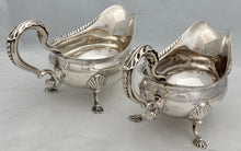 Georgian, George III, Pair of Silver Sauce Boats. London 1766 Sebastian & James Crespell. 21 troy ounces.