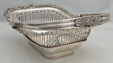 Early Victorian Silver Plated Cake Basket, circa 1850.