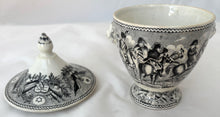 The Napoleonic Wars, Battles of Friedland and Dresden. Sugar Vase & Cover, circa 1813.