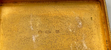 Gilt Metal Table Snuff Box with Engine Turned Detail, circa 1840.