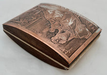 'La Lecon De Musique' French Roller Ink Blotter, After Nicolas Lancret.