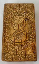Kaiser Wilhelm II Portrait Profile Treen Snuff Box, circa 1900.