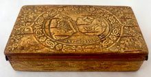 Kaiser Wilhelm II Portrait Profile Treen Snuff Box, circa 1900.