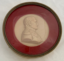 19th Century Napoleon Bonaparte Wax Portrait Profile Roundel.