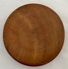 19th Century Boxwood Counter Box Enclosing Nine Armorial Watercolour Roundels.