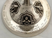 Captain A. P. Samuells, 32nd Punjab Pioneers Indian Colonial Silver Goblet. Orr & Sons of Madras, circa 1880. 12.2 troy ounces.