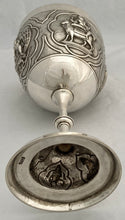 Captain A. P. Samuells, 32nd Punjab Pioneers Indian Colonial Silver Goblet. Orr & Sons of Madras, circa 1880. 12.2 troy ounces.