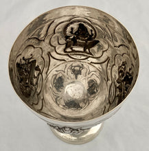 Captain A. P. Samuells, 32nd Punjab Pioneers Indian Colonial Silver Goblet. Orr & Sons of Madras, circa 1880. 12.2 troy ounces.