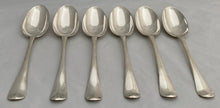Six George II Silver Tablespoons: James Graham 1st Duke & 4th Marquess of Montrose. London 1739 Thomas Jackson I. 13.4 troy ounces.